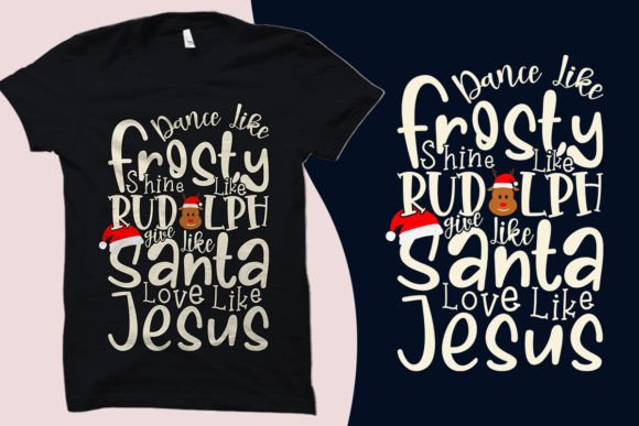 Dance Like Frosty Shine Like Rudolph T-Shirt Designs Review