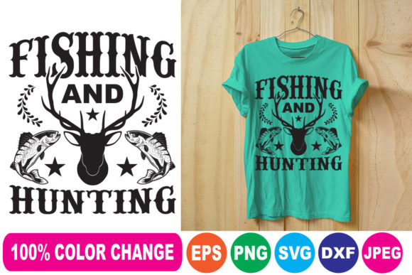 Fishing and Hunting T-Shirt Designs