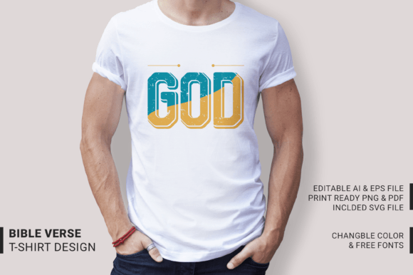 God's Son Bible Quotes Typography Tshirt