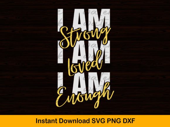 I Am Strong Inspirational Svg T-Shirt Designs