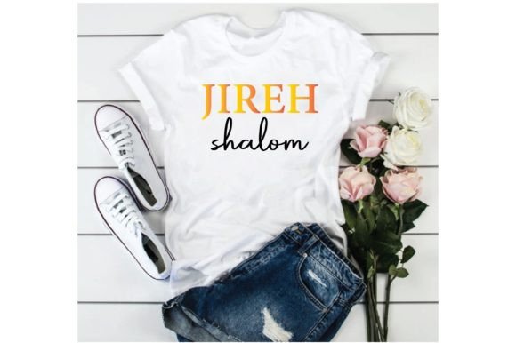 Jireh Shalom. Typography T-Shirt Designs