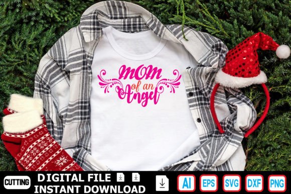 Mom of an Angel: T-Shirt Designs for Blog Publishing