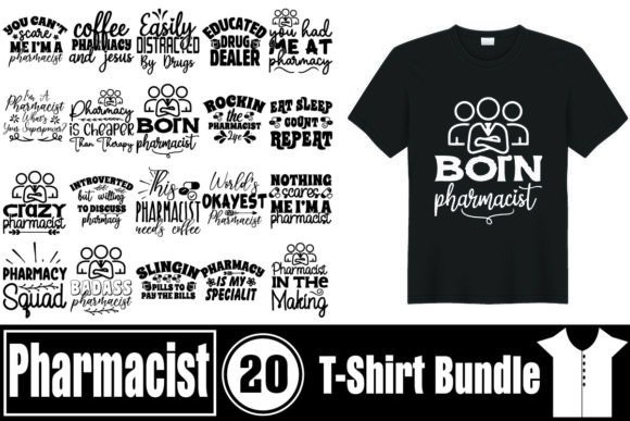 Pharmacist T-Shirt Bundle: T-Shirt Designs for Branding