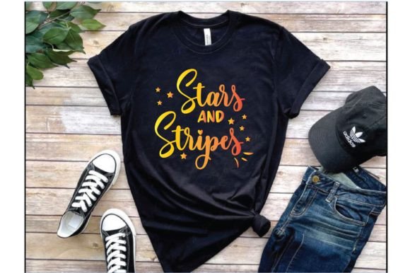 Stars and Stripes T-Shirt Design
