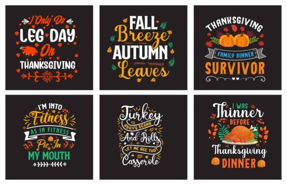 Typography Thanksgiving T Shirt Design Reviewed